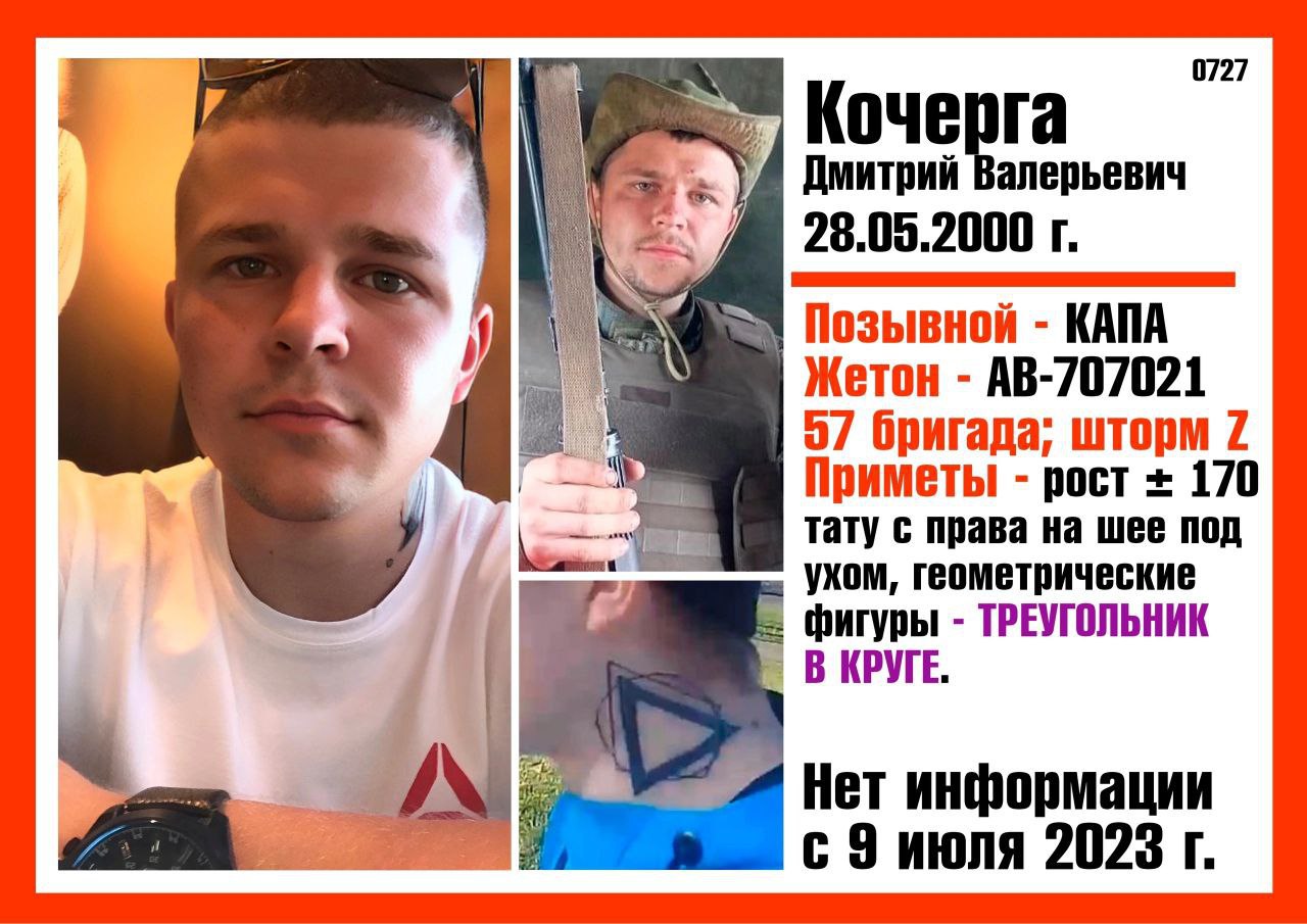 Фотография Кочерга Дмитрий Валерьевич, погибший солдат СВО