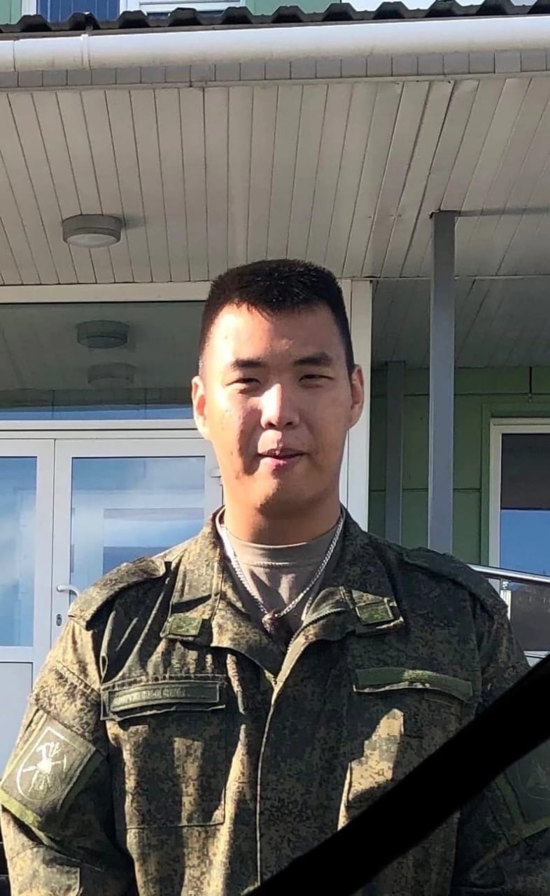 Фотография Дивии Дмитрий Мергенович, погибший солдат СВО